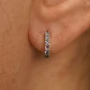 Alexandrite Huggie Hoop