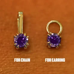 Amethyst Charm