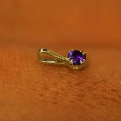 Amethyst Charm