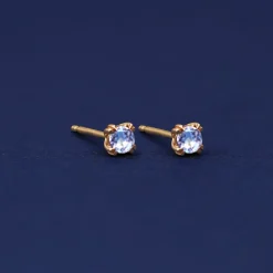 Aquamarine Earring