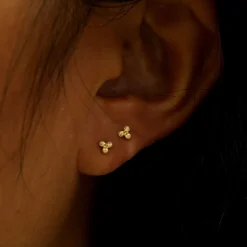 Ball Trio Flatback Piercing