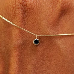 Black Diamond Necklace