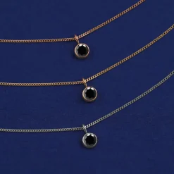 Black Diamond Necklace