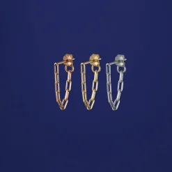 Butch Chain Loop Earring