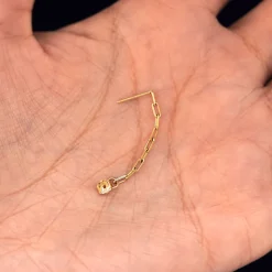 Butch Chain Loop Earring