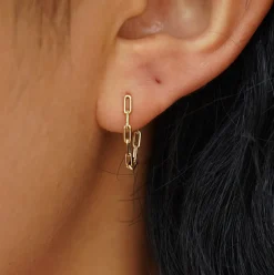 Butch Chain Loop Earring
