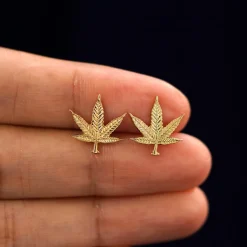 Cannabis Earring