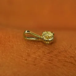 Champagne Diamond Charm