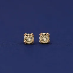 Champagne Diamond Earring