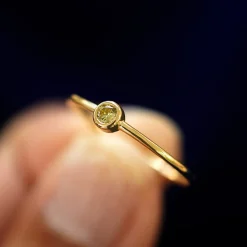 Champagne Diamond Ring