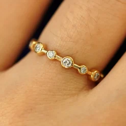 Diamond Bubble Ring