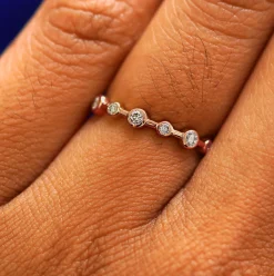Diamond Bubble Ring