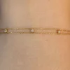 3 Diamond Cable Bracelet
