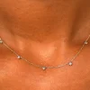 5 Diamond Cable Necklace