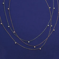 5 Diamond Cable Necklace
