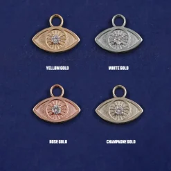 Diamond Evil Eye Charm