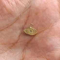 Diamond Evil Eye Charm