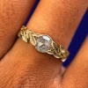 Diamond Leaves Ring