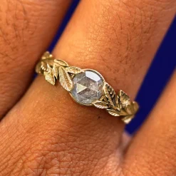 Diamond Leaves Ring