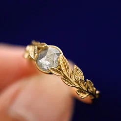 Diamond Leaves Ring