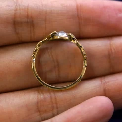 Diamond Leaves Ring