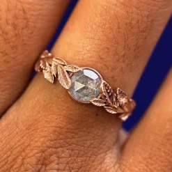 Diamond Leaves Ring