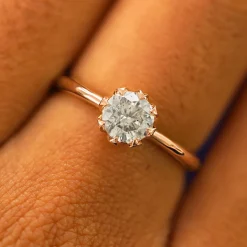 Diamond Petal Ring