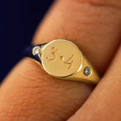 Diamond Signet Ring