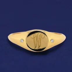 Diamond Signet Ring