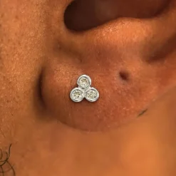 Diamond Trio Earring