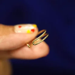 Double Line Toe Ring