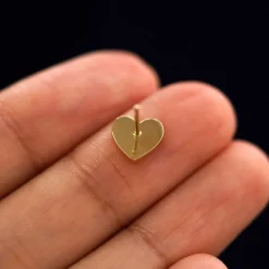 Enamel Heart Earring