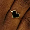 Enamel Heart Ring