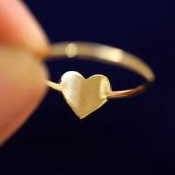 Enamel Heart Ring