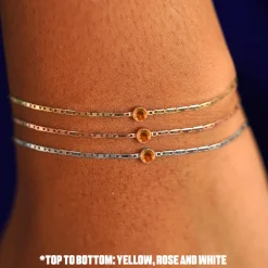Fire Opal Bracelet