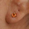 Fire Opal Earring