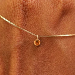 Fire Opal Necklace