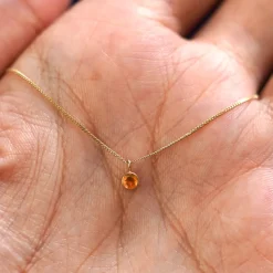 Fire Opal Necklace