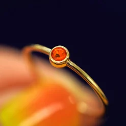 Fire Opal Ring