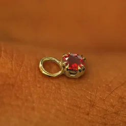 Garnet Charm