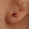 Garnet Earring