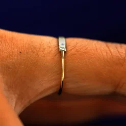 Gemstone Bar Ring