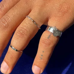 Gemstone Bar Ring