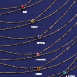Gemstone Cable Bracelet
