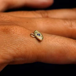 Gemstone Evil Eye Charm