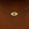 Gemstone Evil Eye Necklace