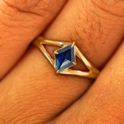 Gemstone Kite Ring