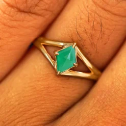 Gemstone Kite Ring
