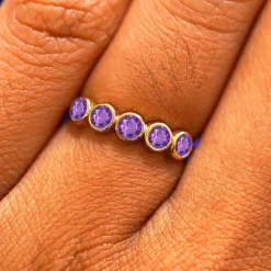 5 Gemstones Ring
