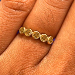 5 Gemstones Ring